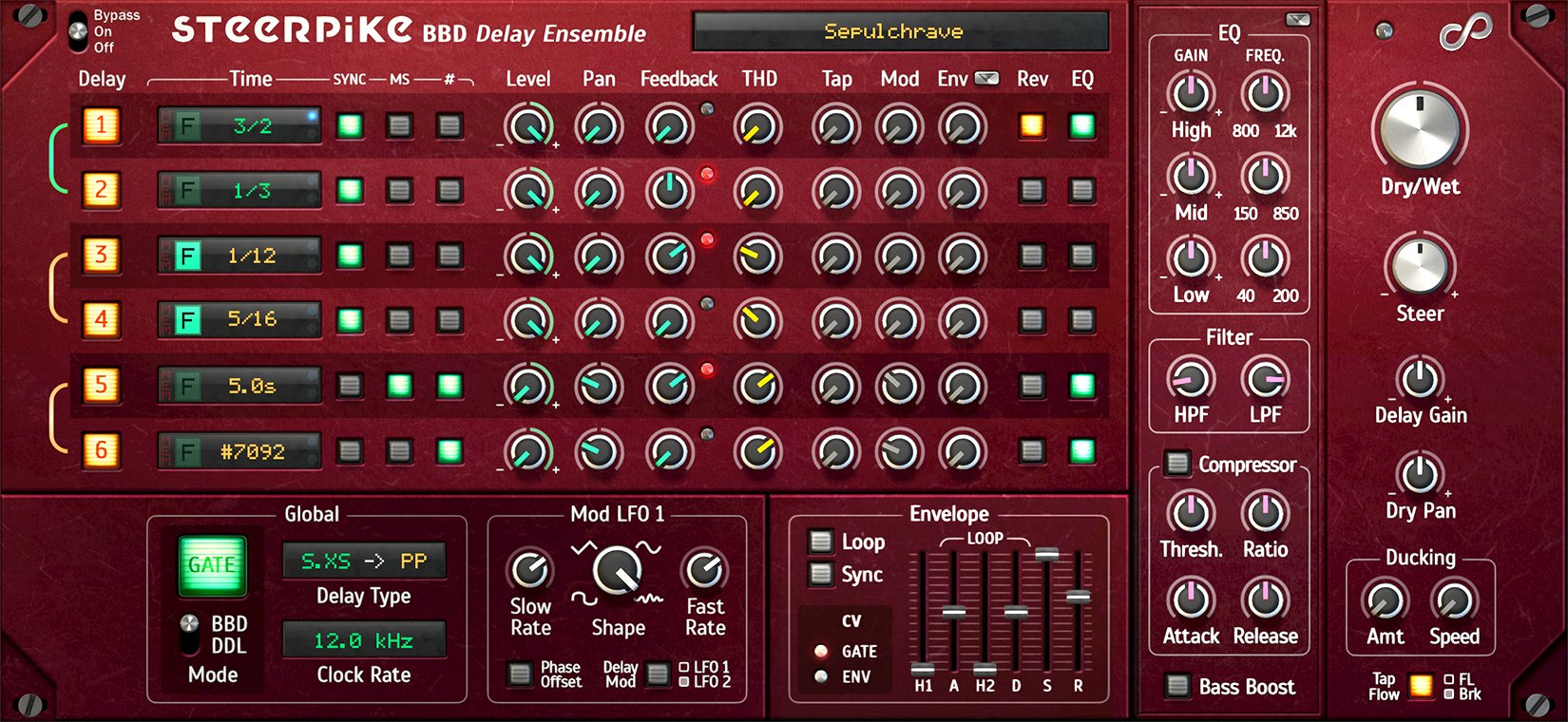 Steerpike BBD Delay Ensemble