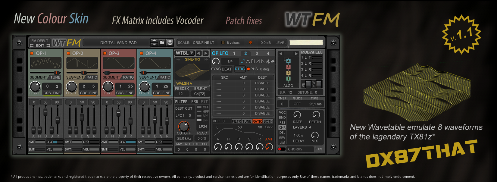 WTFM Wavetable FM Synthesizer | Modern Wavetable FM | Shop | Reason Studios