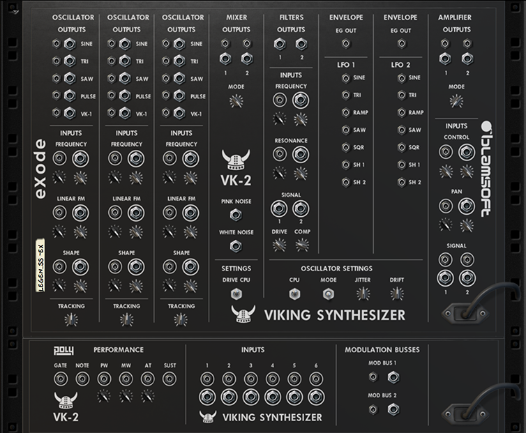 VK-2 Viking Synthesizer | Modular Synthesizer | Shop | Reason Studios