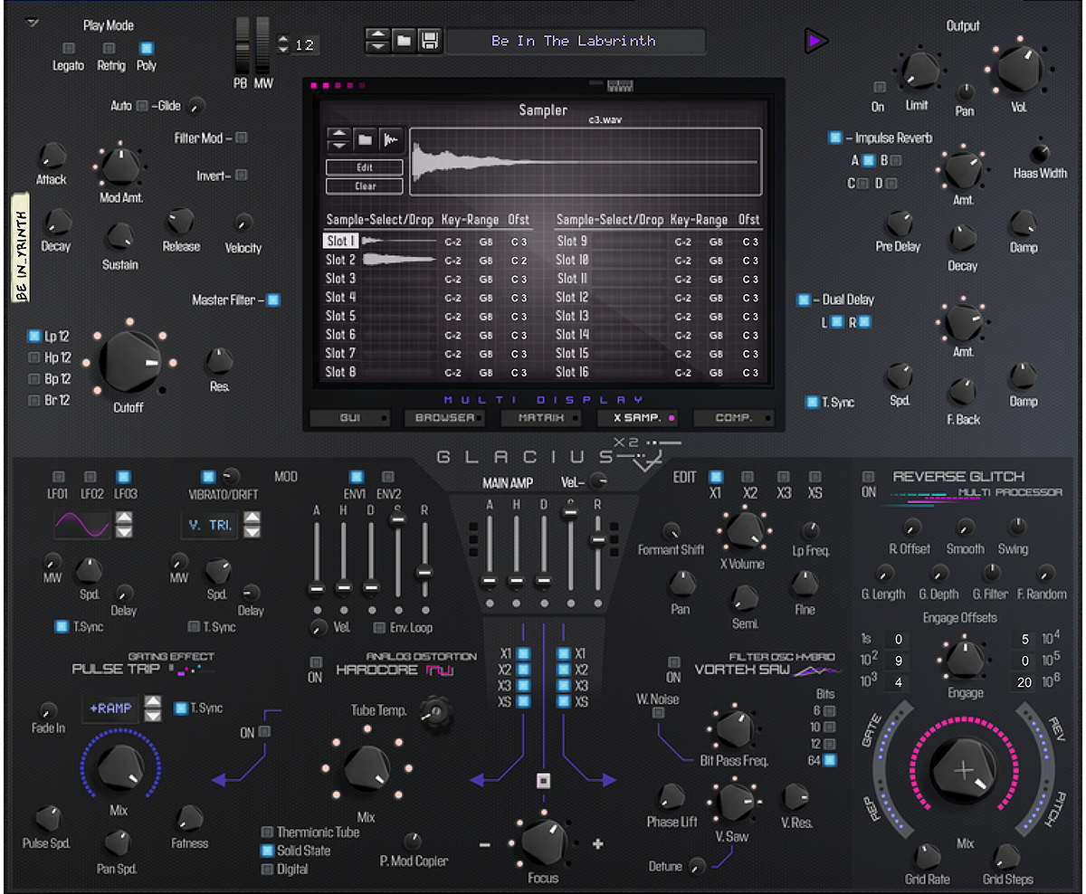 Glacius X Hybrid Wave Synthesizer | Glacius X Synthesizer | Shop