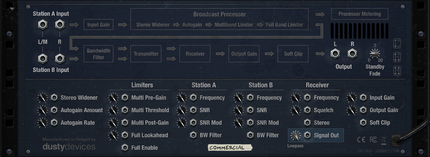 Simulation Radio Button Radiation | FM Radio Simulation | Shop | Reason Studios