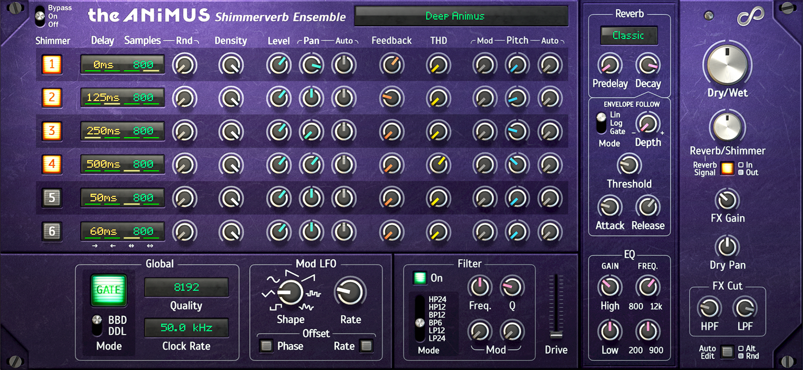 The Animus Shimmerverb Ensemble | Granular Shimmer FX | Shop