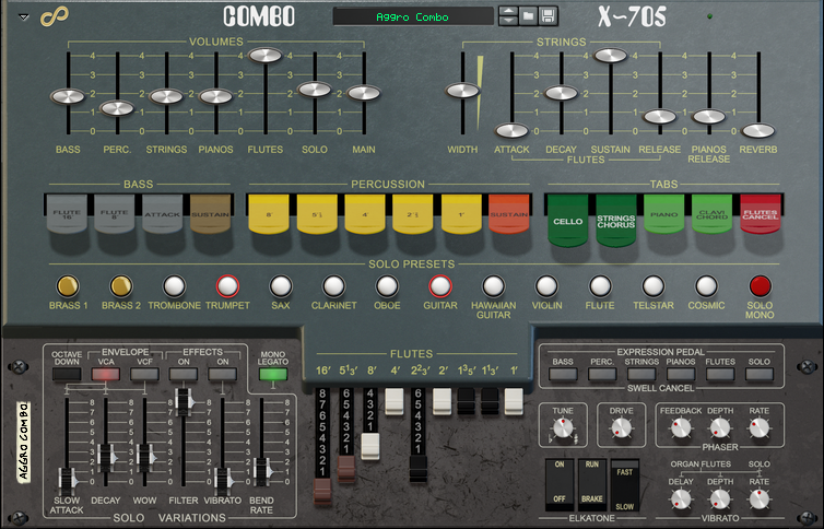 Combo X-705 Space Organ | Organ/Synth Hybrid | Shop | Reason Studios