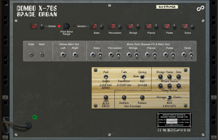 Combo X-705 Space Organ | Organ/Synth Hybrid | Shop | Reason Studios