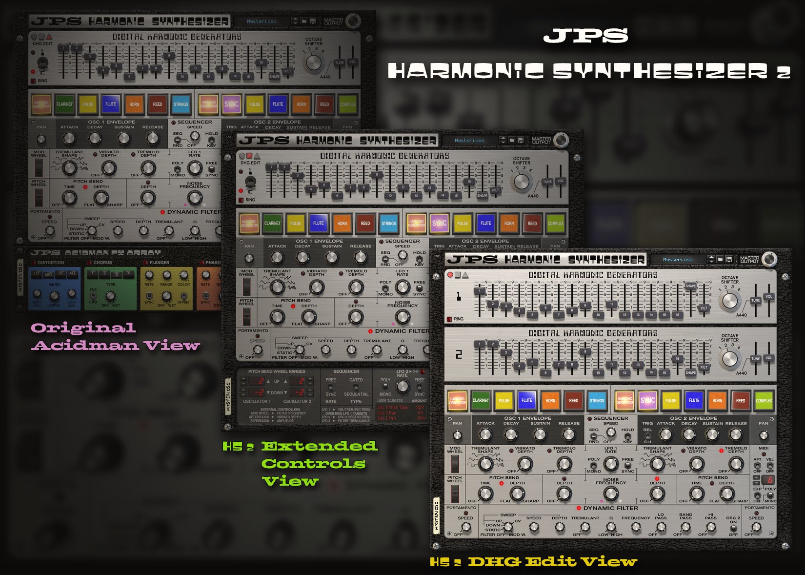 JPS Harmonic Synthesizer Classic Additive Synth Shop Reason Studios