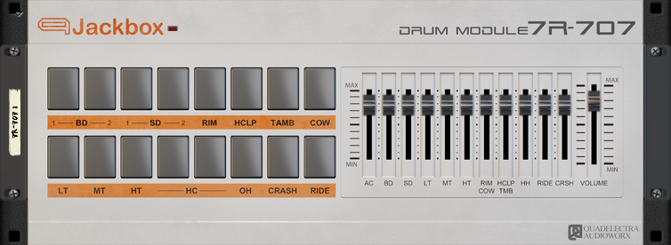 JackBox 7R-707 Drum Module | 707 Drum Module | Shop | Reason Studios