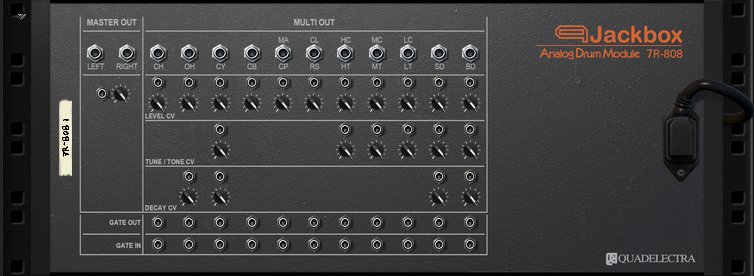 Jackbox 7R-808 Analog Drum Module | Emulated 808 Sound Mod | Shop
