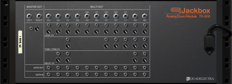 Jackbox 7R-808 Analog Drum Module | Emulated 808 Sound Mod | Shop