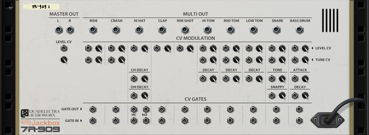 Jackbox 7R-909 Analog Drum Module | Emulated 909 Sound Mod | Shop