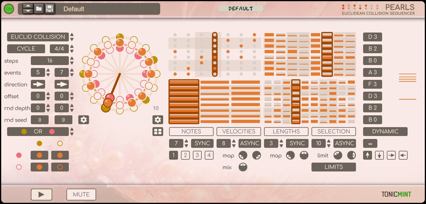 Pearls Euclidean Collision Sequencer Creative Player Shop