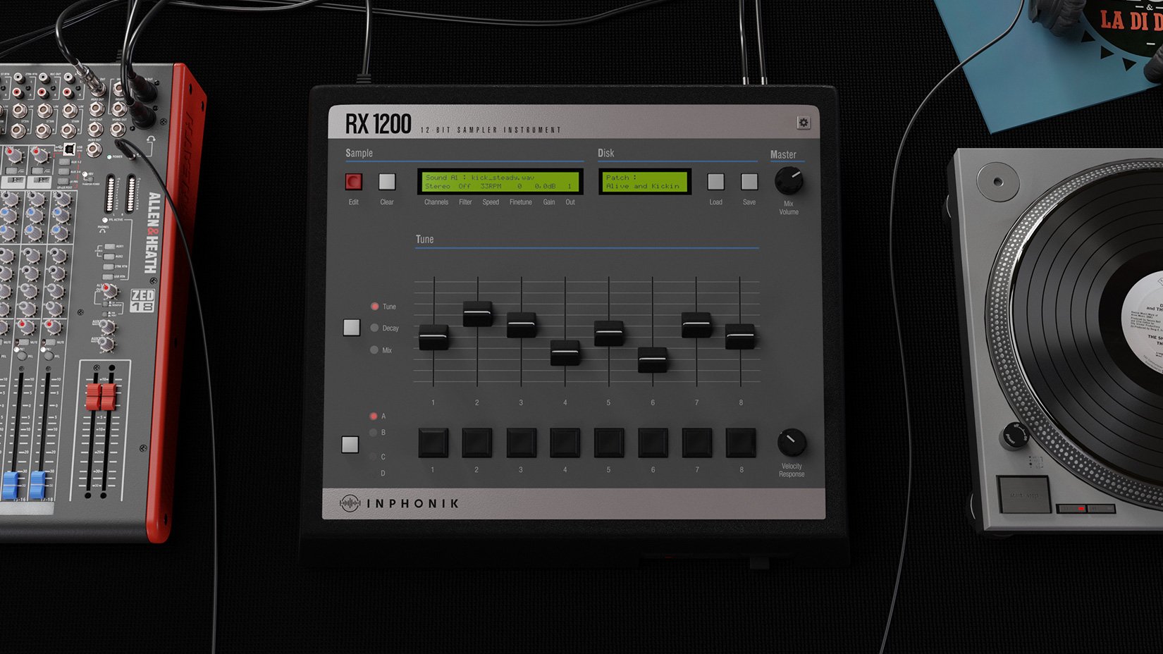 RX1200 12bit Sampler Instrument Classic 12bit sampler Shop