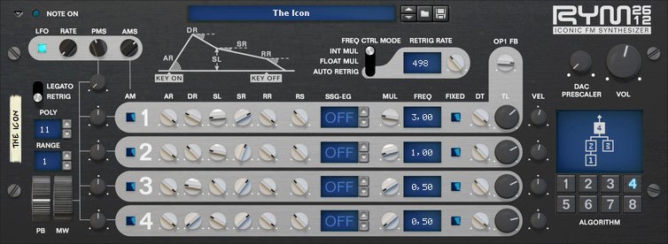 RYM2612 Iconic FM Synthesizer | FM Soundchip Emulation