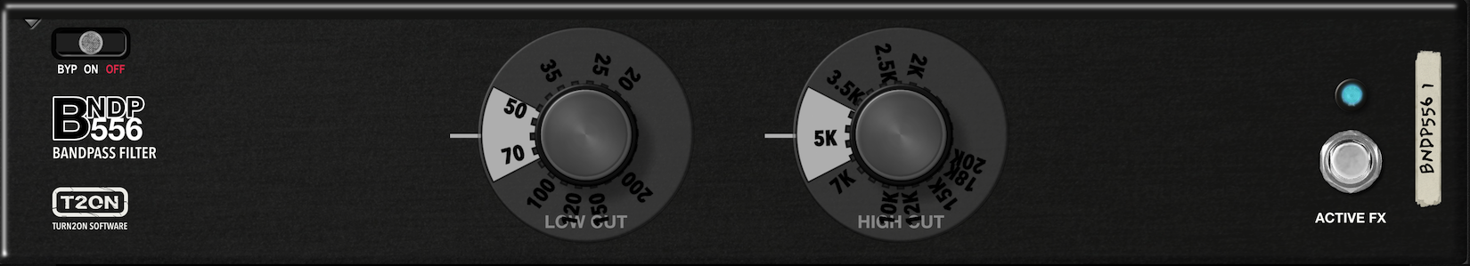 BNDP556 VARIABLE BP FILTER | 3-pole Bandpass Filter | Shop | Reason Studios