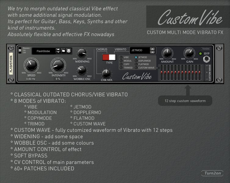 CustomVibe Multi Vibrato Effect | Custom multimode Vibe | Shop