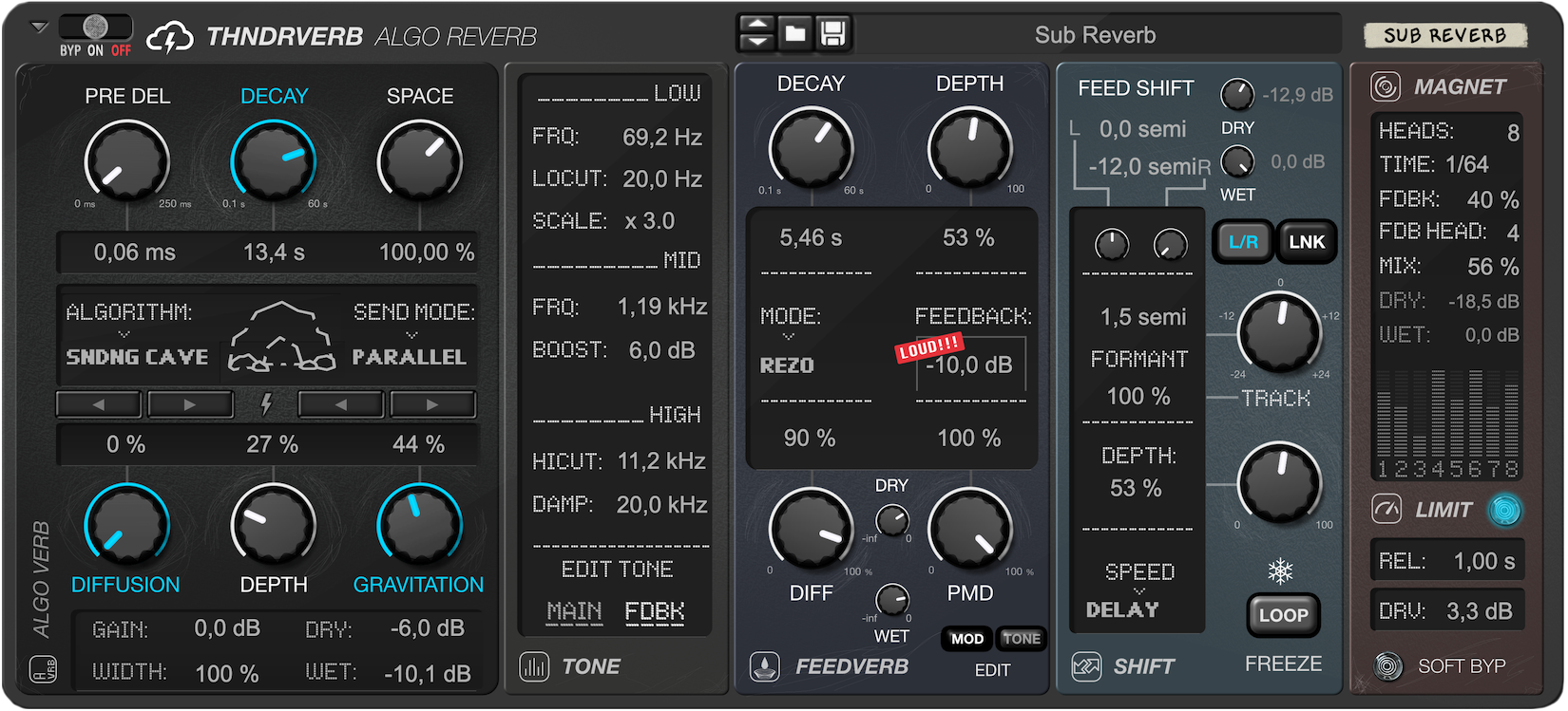 ThndrVerb Algo Reverb | Algorithmic Reverb | Shop | Reason