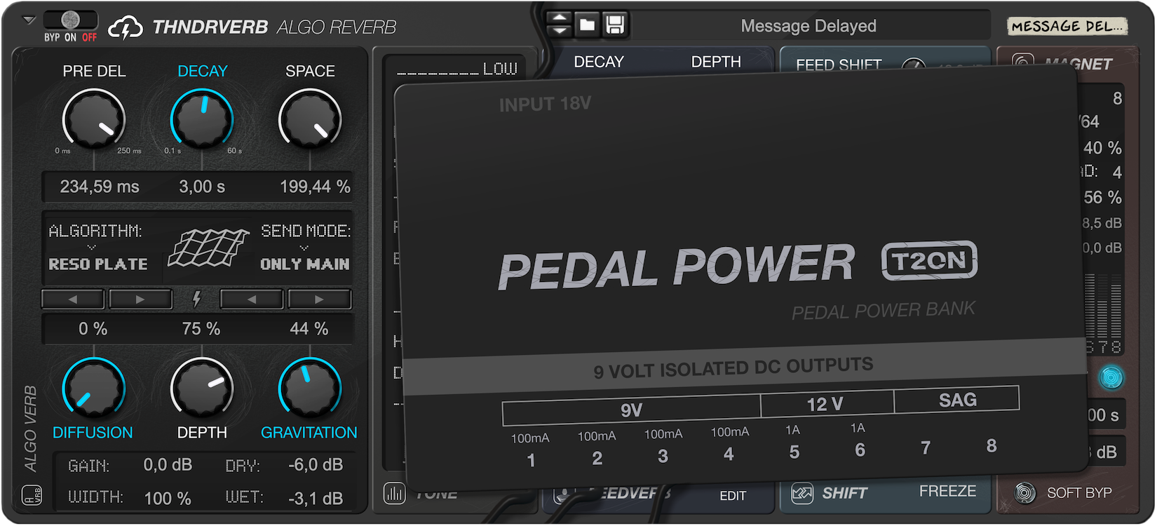 ThndrVerb Algo Reverb Algorithmic Reverb Shop Reason Studios