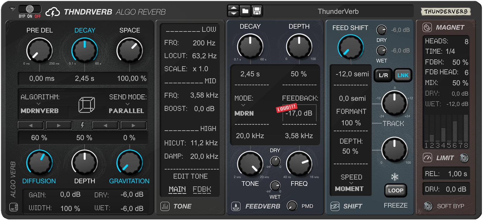THNDRVERB [T2ON algorithmic reverb].. back to space!