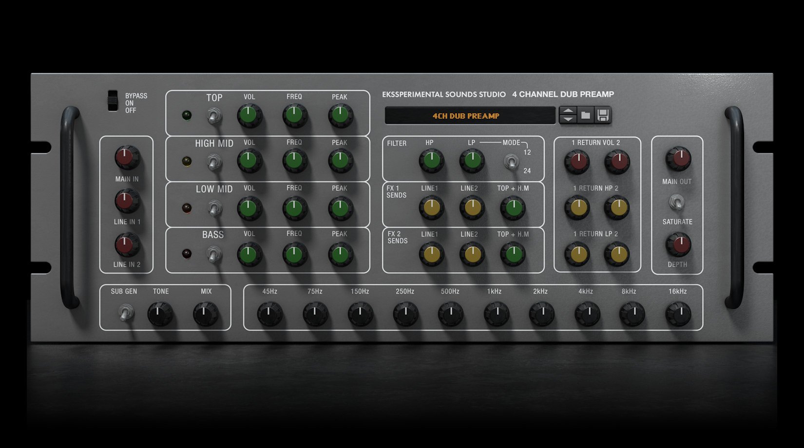 4 Channel Dub Preamp 4 Channel Dub Preamp Shop Reason Studios