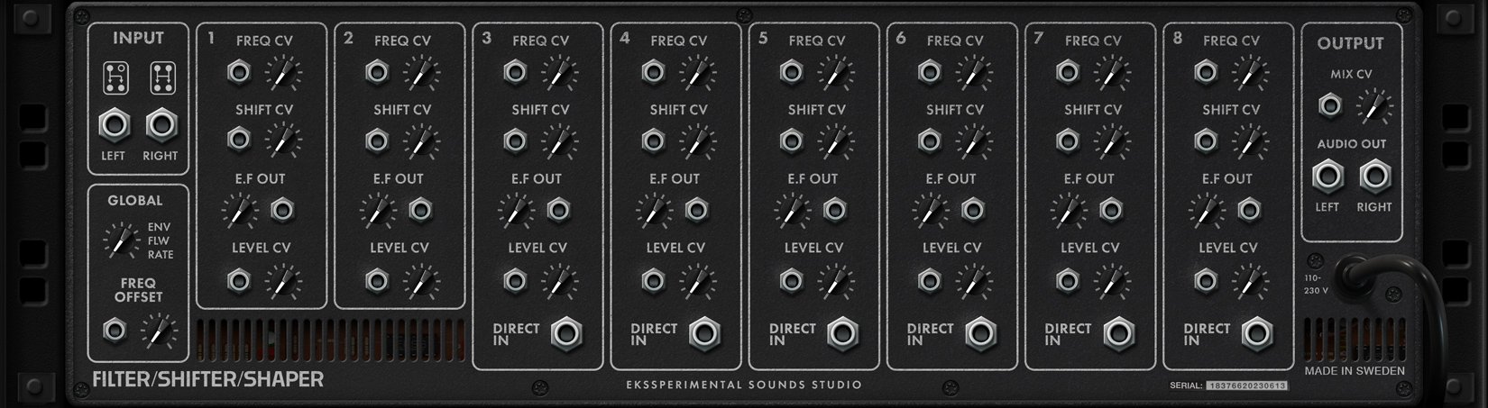 8 Band Filter/Shifter/Shaper | Analog Filterbank | Shop | Reason