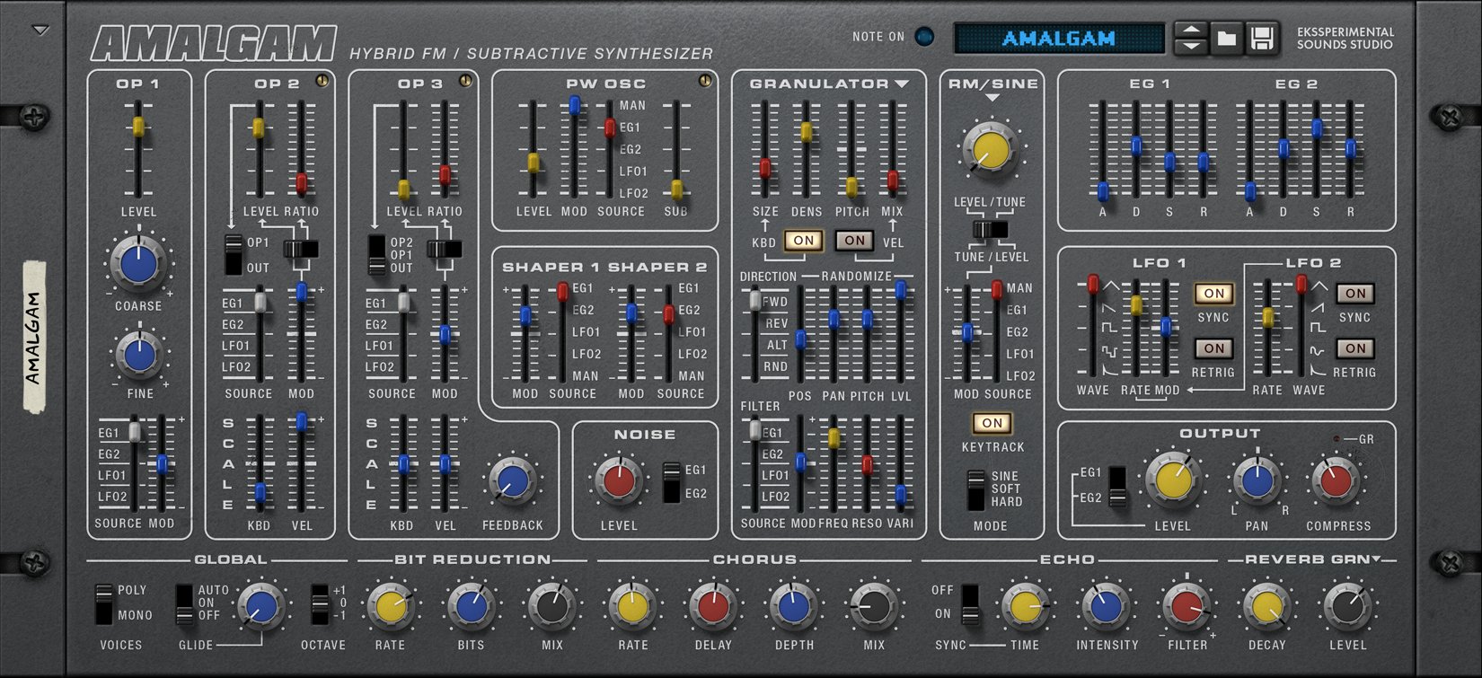 AMALGAM FM / Subtractive Synthesizer | FM / Subtractive Synth | Shop ...