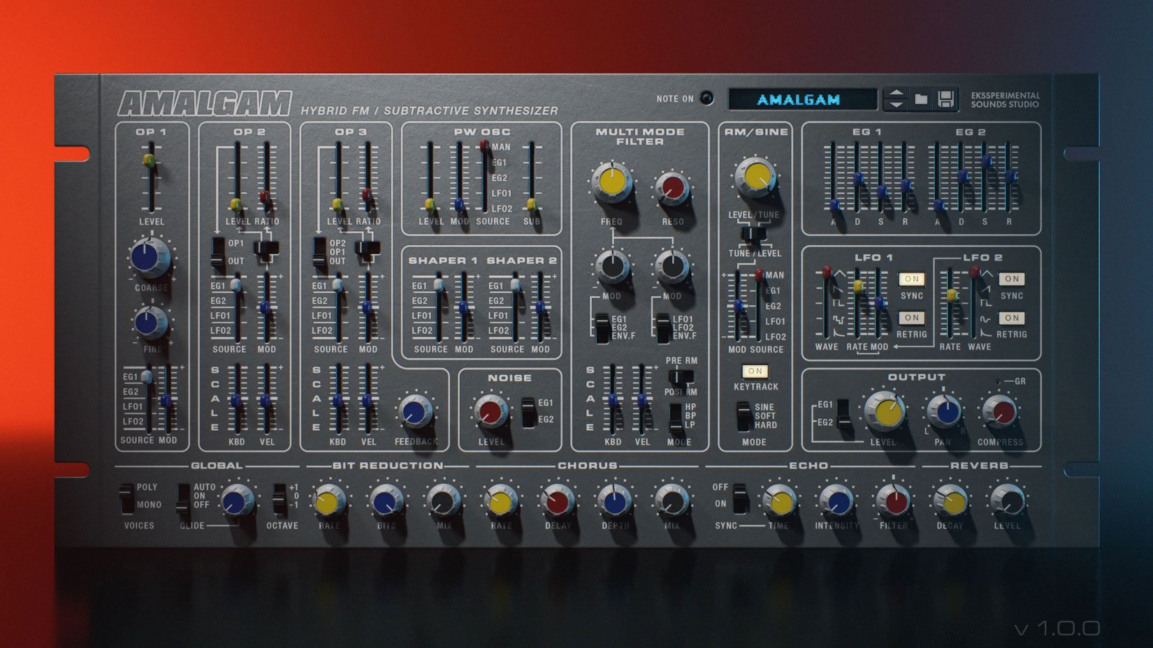 AMALGAM FM / Subtractive Synthesizer | FM / Subtractive Synth | Shop ...