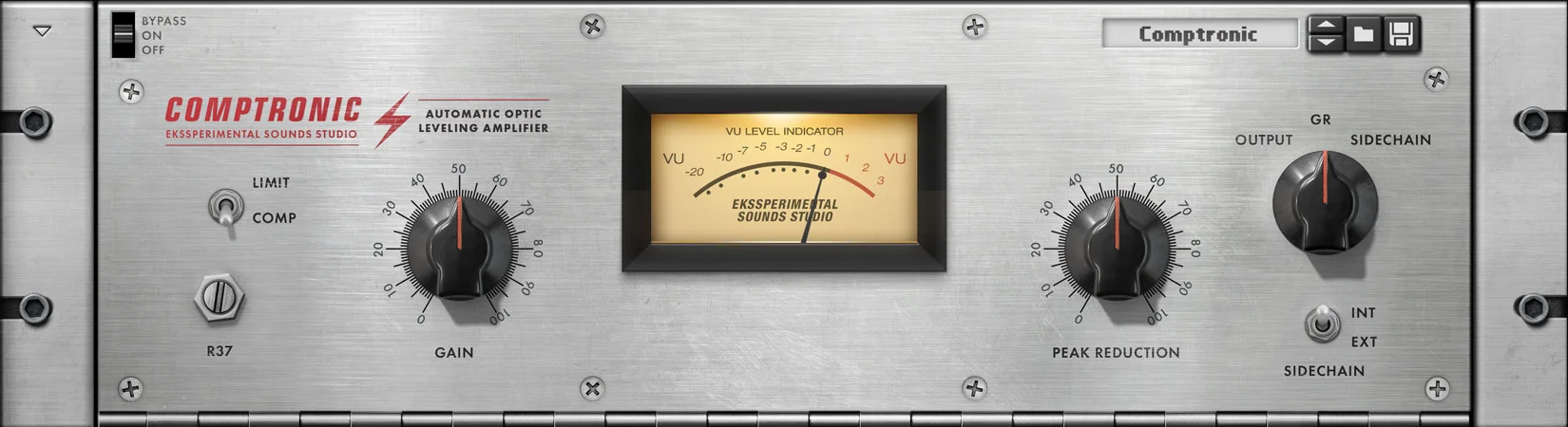 Comptronic Optical Leveling Amplifier | Compressor & Limiter