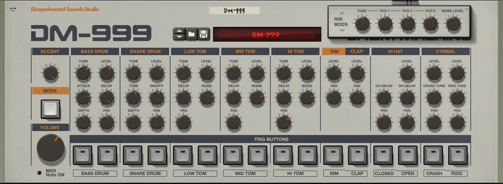 DM-999 Drum Machine | Classic Drum Machine | Shop | Reason Studios