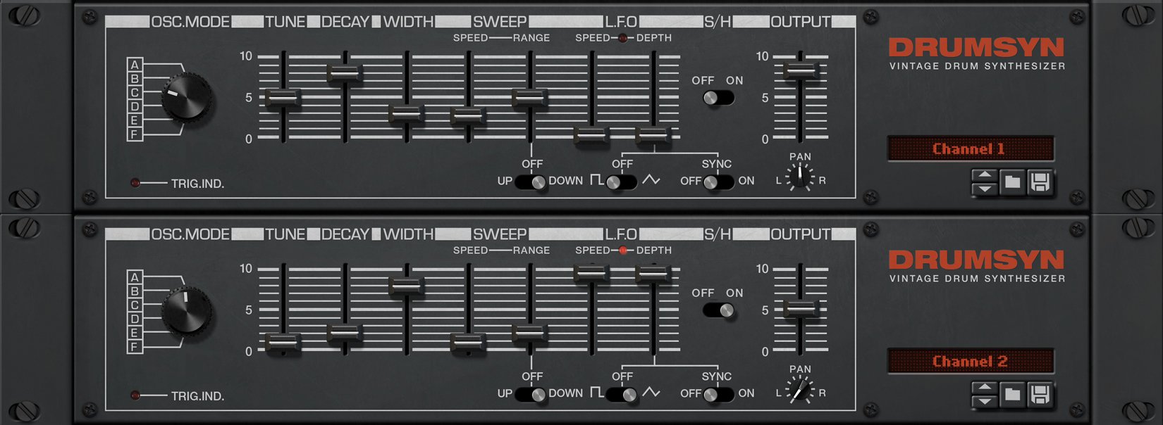 DRUMSYN Drum Synthesizer Vintage Drum Synth Shop Reason Studios