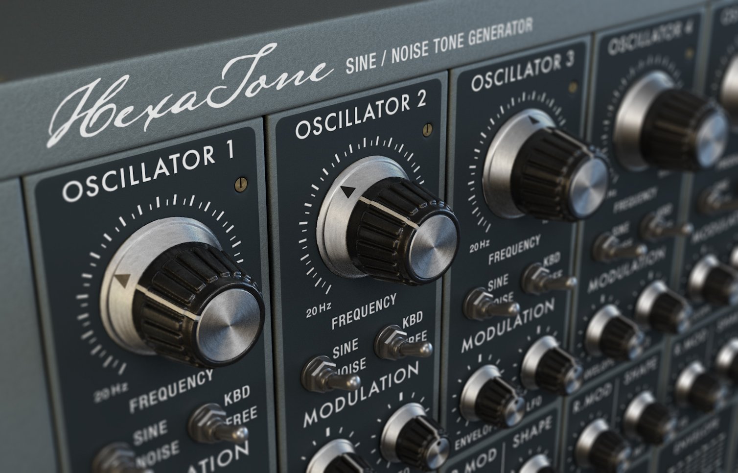 HexaTone Sine/Noise Tone Generator | Additive Synthesizer