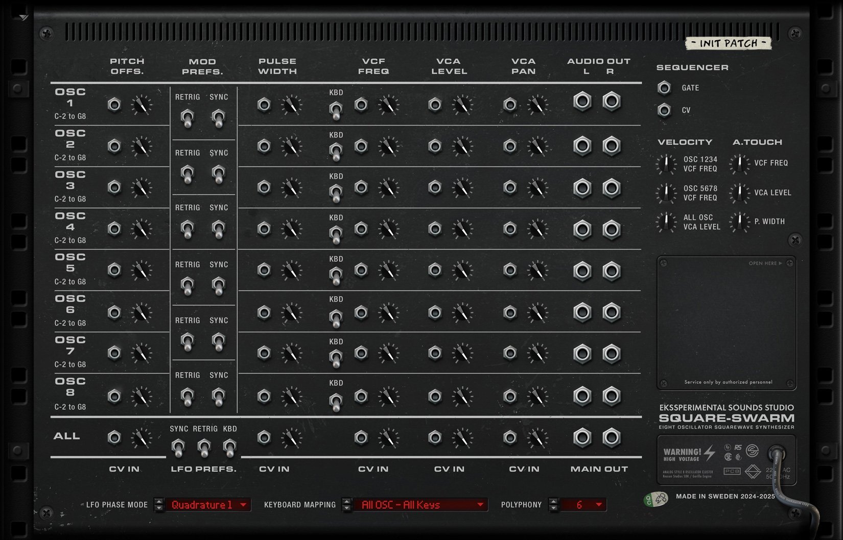 SquareSwarm Synthesizer | Experimental Analog | Shop | Reason Studios