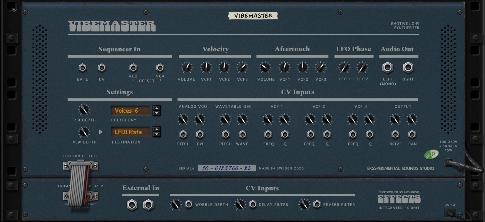 VibeMaster LoFi Synthesizer | Emotive Instrument | Shop | Reason