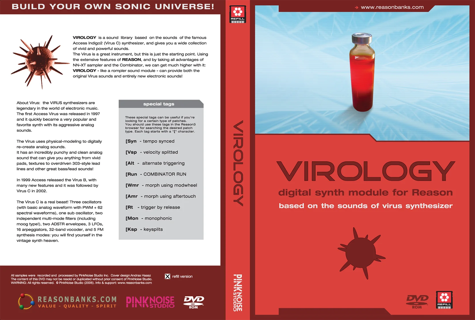 Virology | Virus sampled library | Shop | Reason Studios