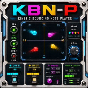 KBN-P Kinetic Bouncing Note Player
