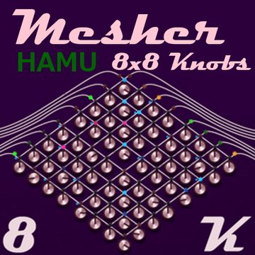 Mesher-8K - CV Knobs Mix Panel