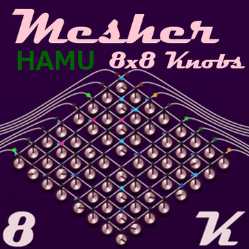 Mesher-8K - CV Knobs Mix Panel
