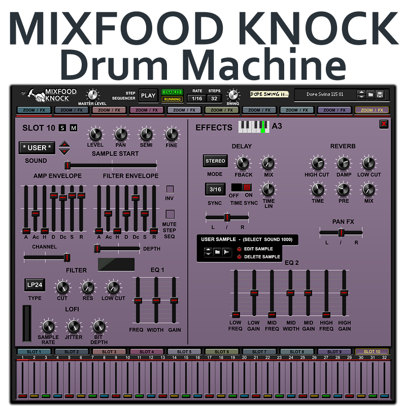 Mixfood Knock Drum Machine | Mixfood Knock | Shop | Reason