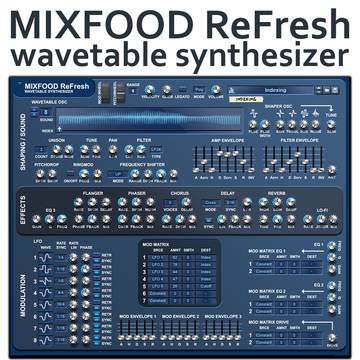 Mixfood ReFresh Analog Wavetable Synt
