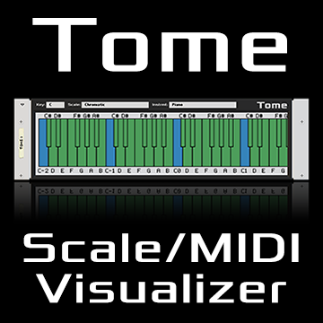 Tome Scale and MIDI Visualizer