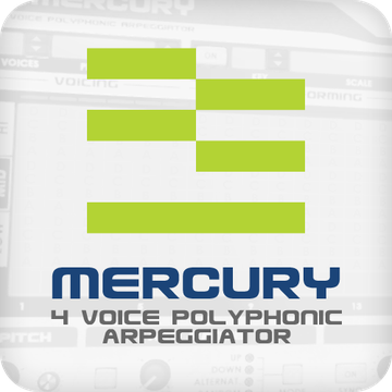 Mercury 4 Voice Polyphonic Arpeggiator