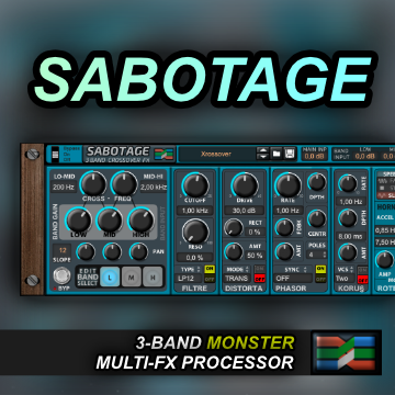 Sabotage 3-band crossover fx