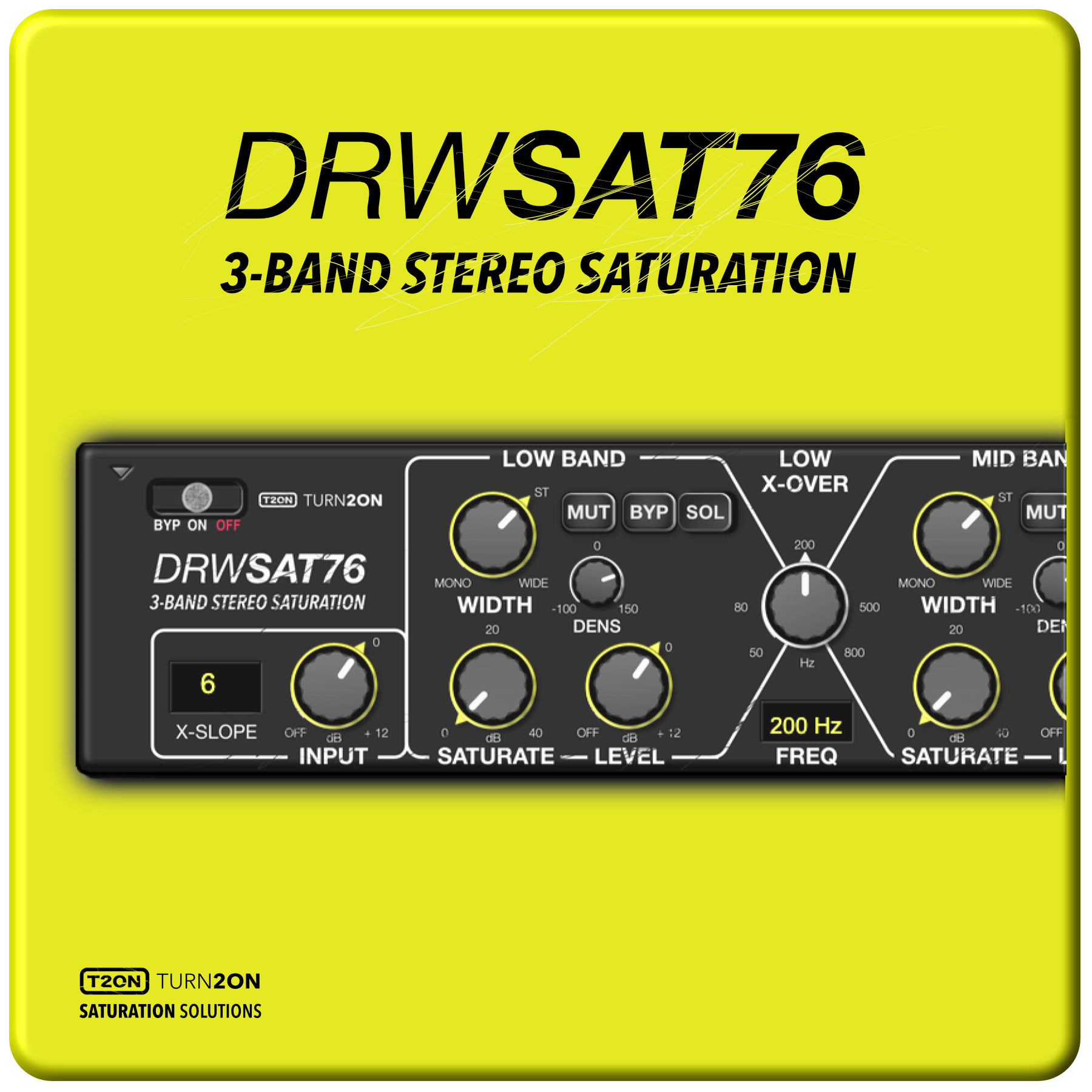 clefs Saturation Buffer 旧型 DrwSat76 Triple Band Saturation | 3-Band Saturation FX | Shop