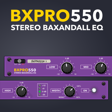 BXPRO550 Stereo Baxandall Equalizer