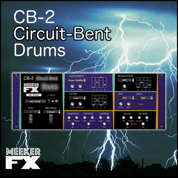 CB-2 Circuit-Bent Drums Synthesizer