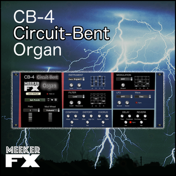 CB-4 Circuit-Bent Organ Synthesizer